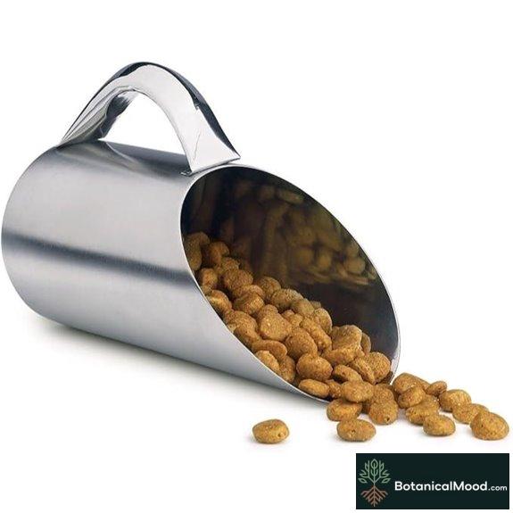 Stainless Steel Pet Food Scoop 12 oz