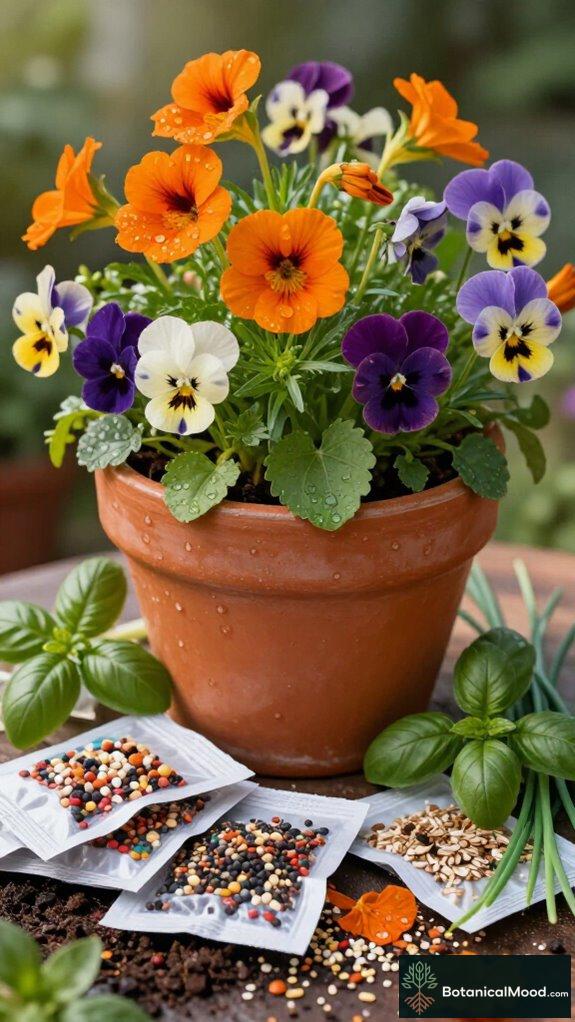 7 Best Edible Flower Seed Kits for Garden-to-Table Blooms