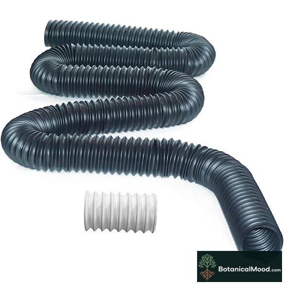 8 Ft Pipe with Connector for Drainage Extension
