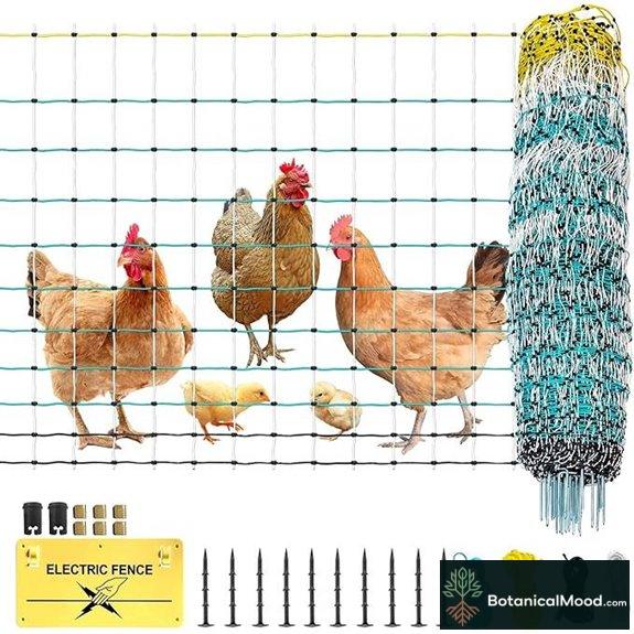 Poultry Netting Electric Fence: 164' x 47.5