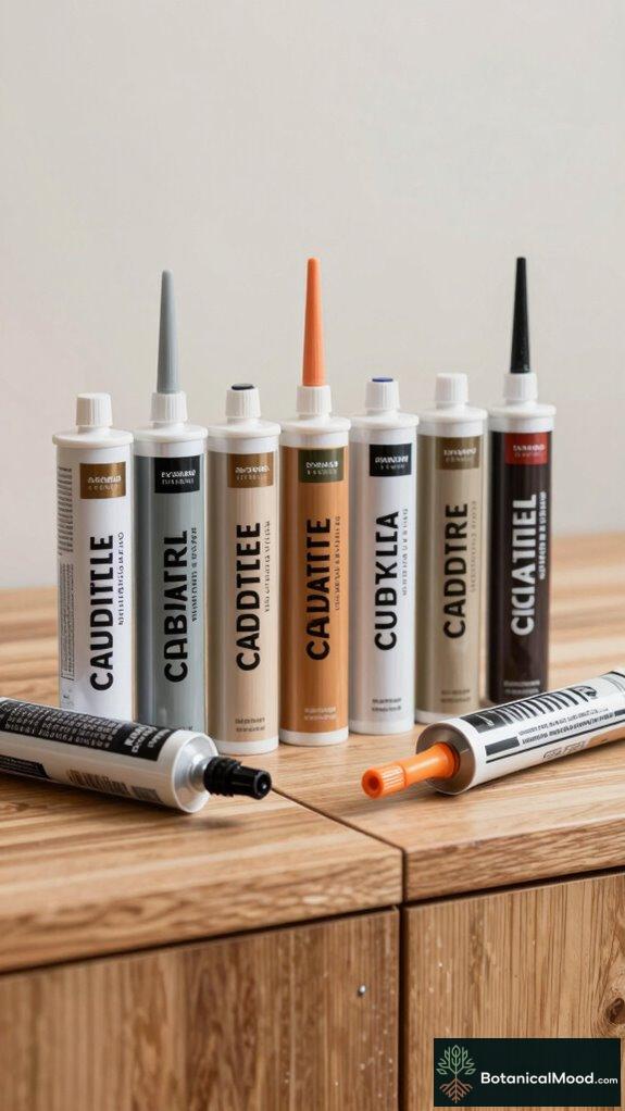 exterior caulk selection criteria