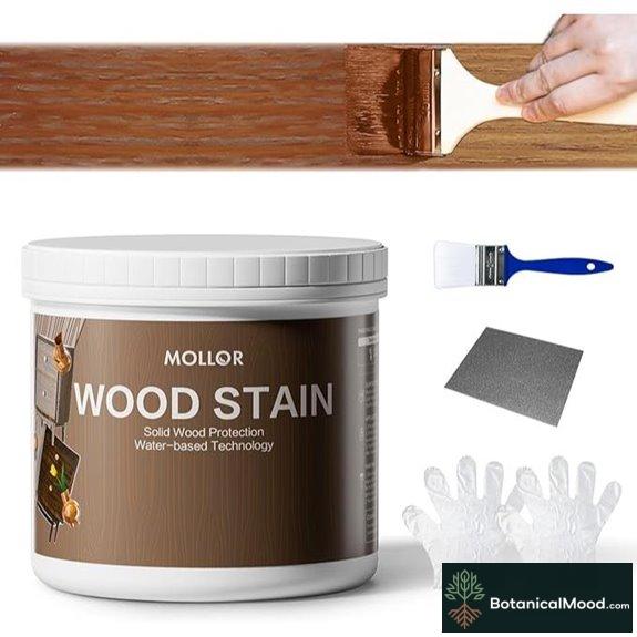 Wood Stain & Sealer: 16 oz Fast Dry Low Odor Teak