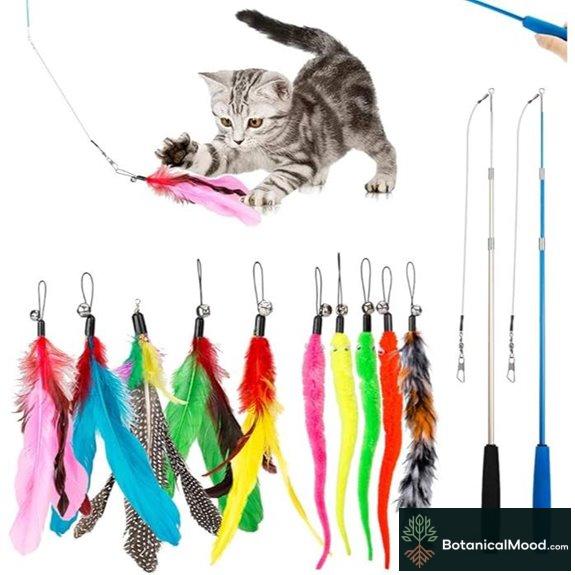 feather wand cat toys