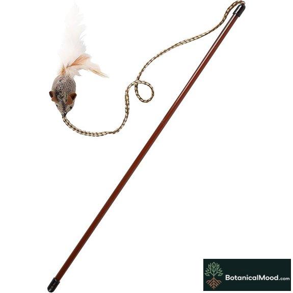 feathered toy for cats