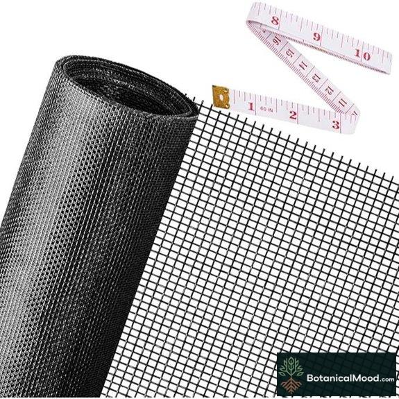 Ouskr Replacement Window Screens 48x118 Fiberglass Mesh