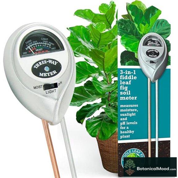 Houseplant Fiddle Leaf Fig Soil Moisture Meter