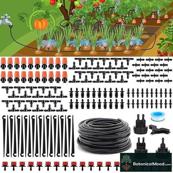Drip Irrigation Kit for Garden and Lawn Systems