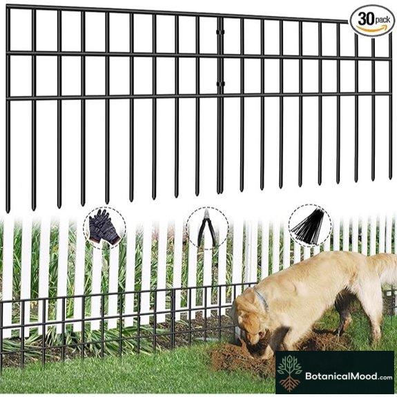 42.5ft Garden Animal Barrier Fence Panels