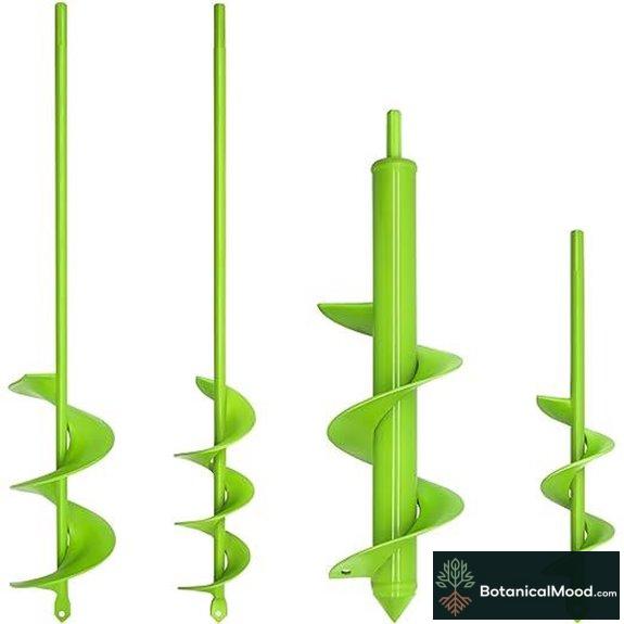 TCBWFY 4-Pack Garden Auger Drill Bits
