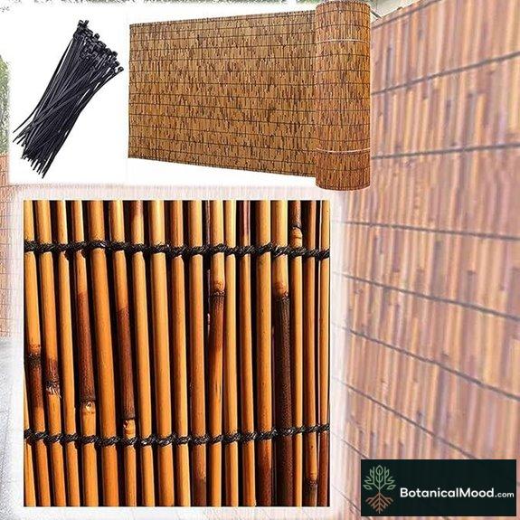 Natural Bamboo Reed Fence for Garden 90x200CM
