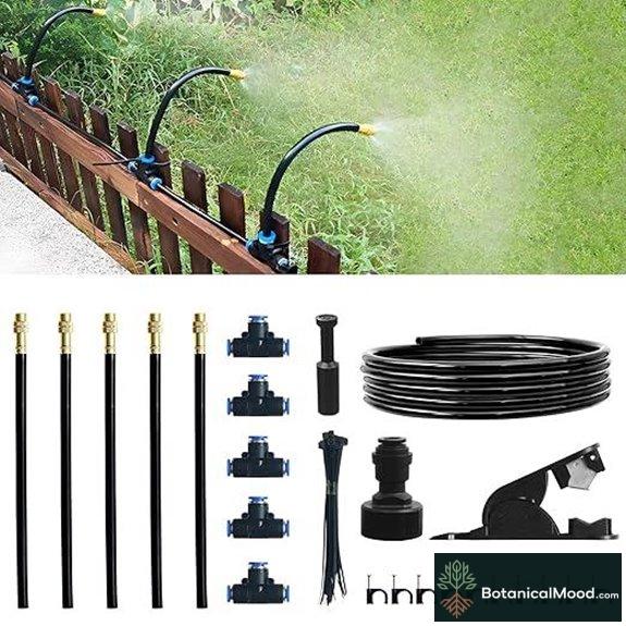 Drip Irrigation System with 5 Nozzles for Garden