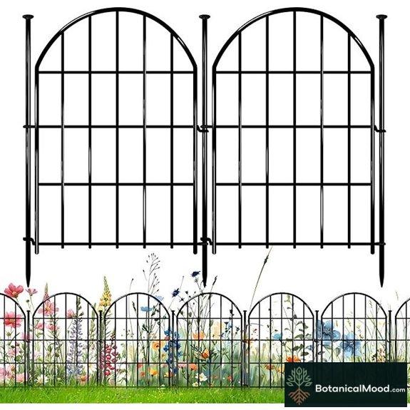26 Pack Garden Fence Borders with Stakes