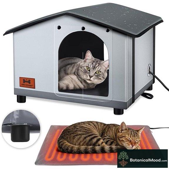 heated insulated cat house