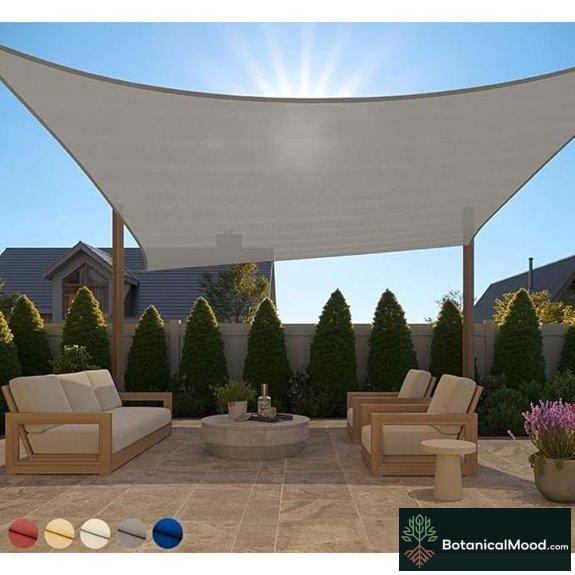 heavy duty gray sun shade
