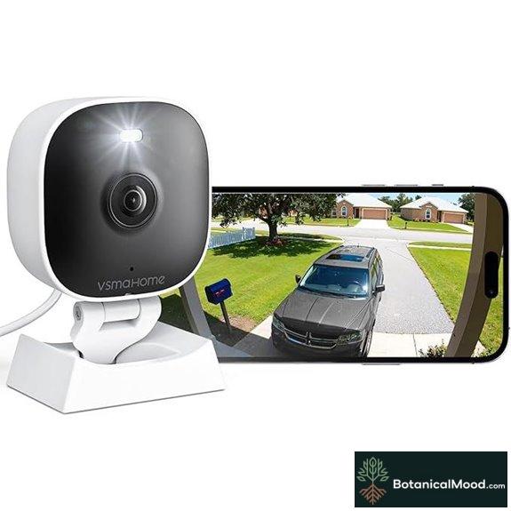 2K Indoor/Outdoor Home Security Camera with Night Vision