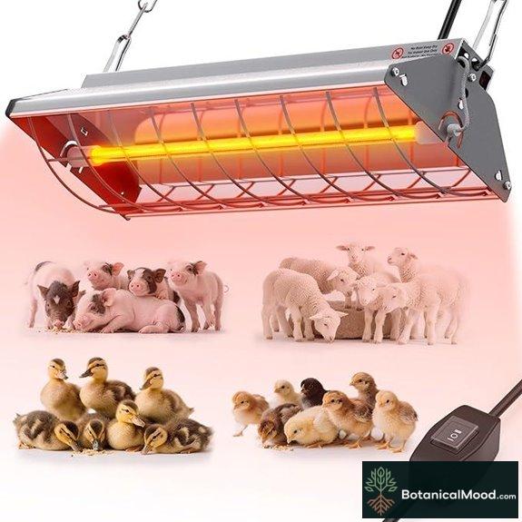 Chicken Coop Infrared Heater Lamp (150-300W)
