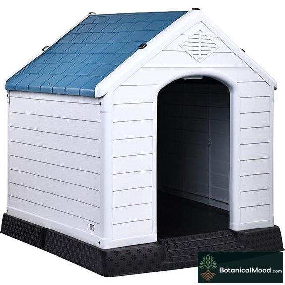 Elevon Insulated Plastic Dog House with Ventilation