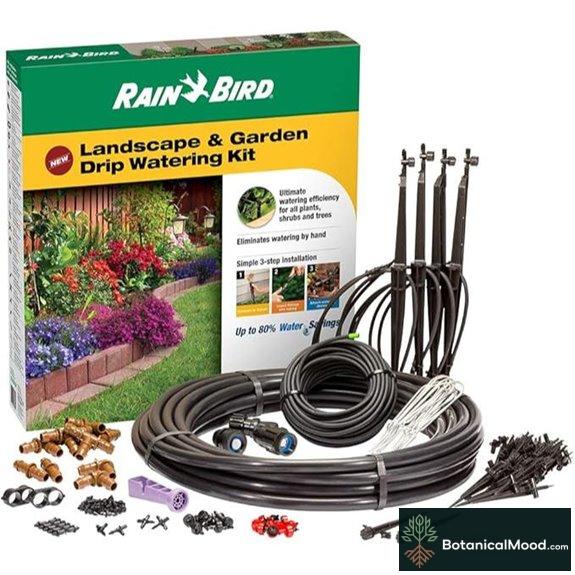 Rain Bird Drip Irrigation Kit with Drippers Sprays