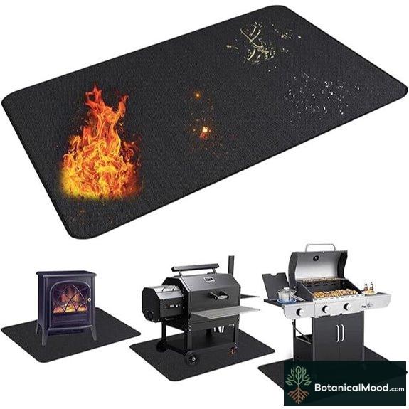UBeesize Large Double-Sided Fireproof Grill Mat