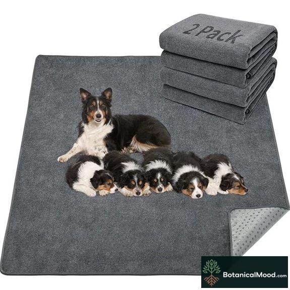 LOOBANI 2-Pack Large Washable Dog Pee Pads