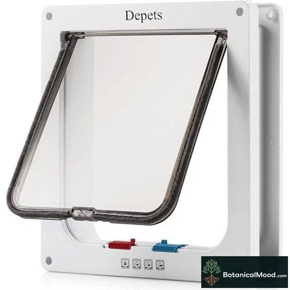 Depets Large Cat Door with 4-Way Locking