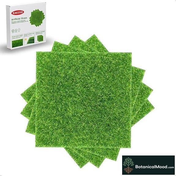 Artificial Grass Pack for Miniature Crafts and Decor