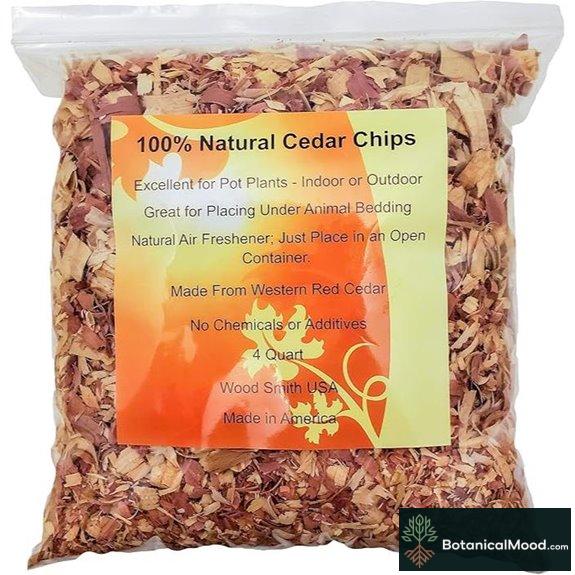 100% Natural Cedar Shavings for Mulch and Bedding