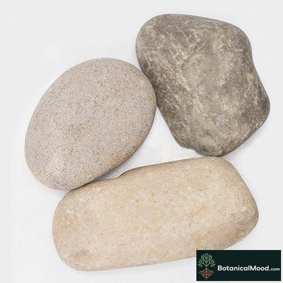 40 LBS Natural River Stones (4-7 Inch)