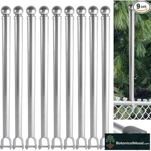9 Pack Chain Link Fence Extender (25.2 Height)