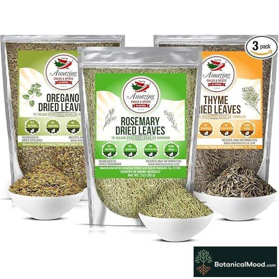 Herbs Trio: Rosemary Thyme & Oregano - Non-GMO