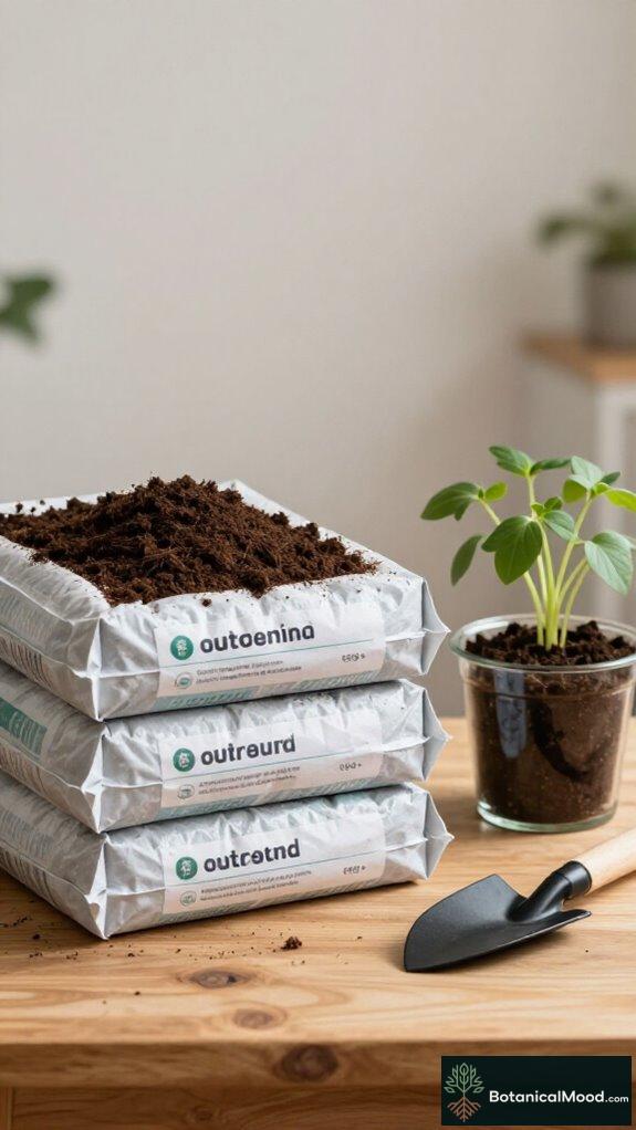 nutrient rich potting soil selection