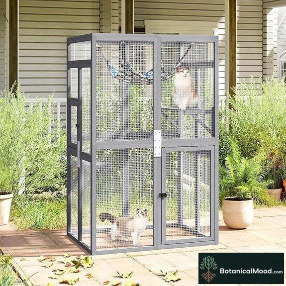 Catio Outdoor Cat Enclosure with Window Mesh Access