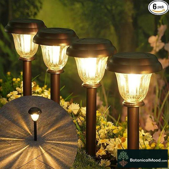 Solar Pathway Lights 6 Pack