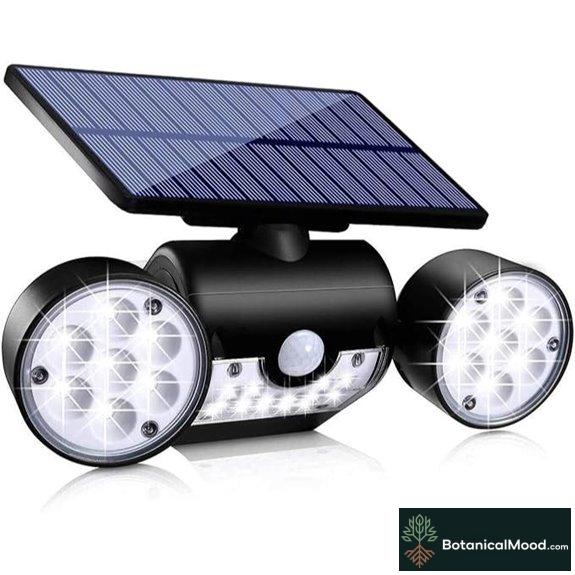 Solar Motion Sensor Outdoor LED Wall Lights (1 Pack)