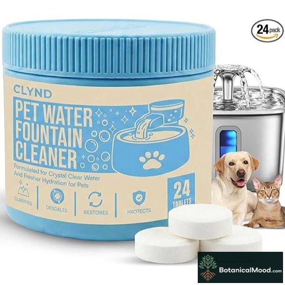 Pet Water Fountain Cleaner Tablets 24-Pack