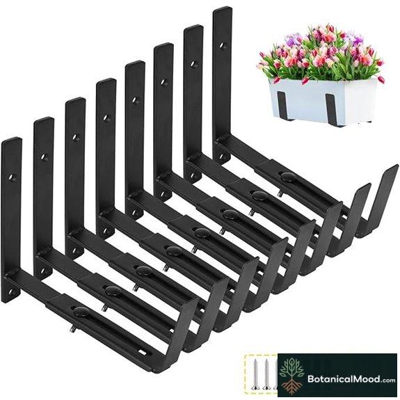 LukLoy Window Planter Box Brackets (8 Pack)
