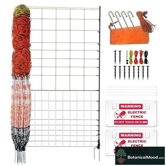 Electric Premium Poultry Fence 59”H x 98.5’L Portable PK1