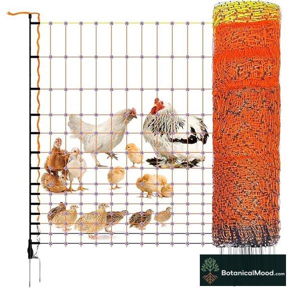 Electric Fence Poultry Netting 48 x 164' (19 Posts)