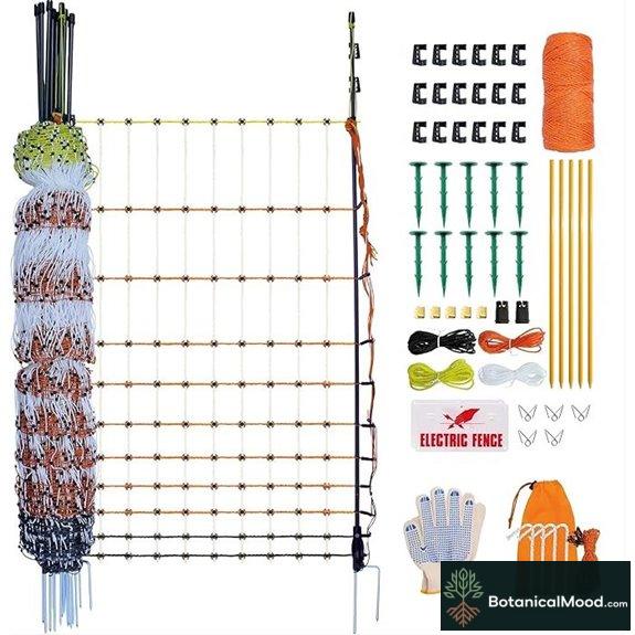 Poultry Electric Netting Fence 41.3–53.1 x 65.6' PK1