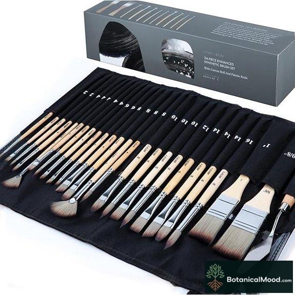 ARTIFY 25-Piece Professional Paint Brush Set