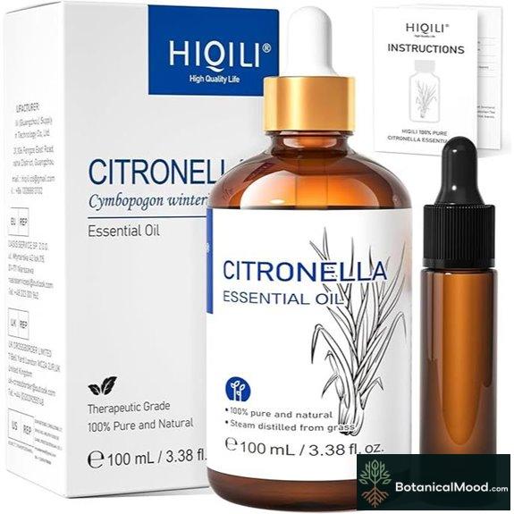 HIQILI 100% Pure Citronella Oil 100ML