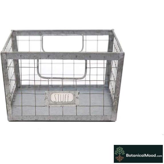 Rae Dunn Wire Storage Basket Organizer