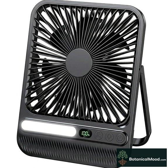 7-Inch Portable Travel Fan 8000mAh Rechargeable
