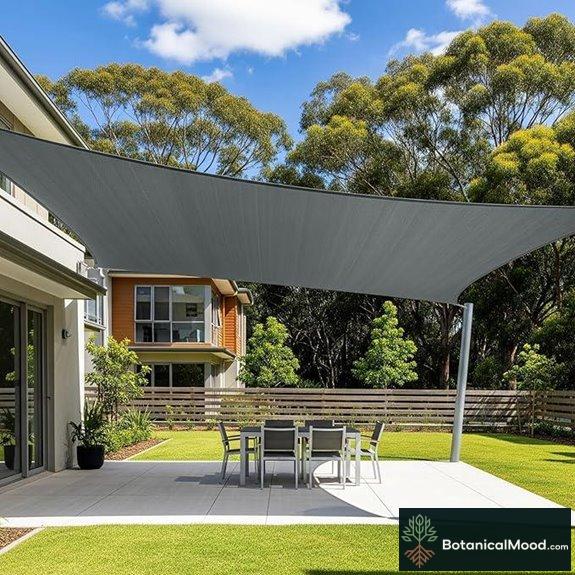 rectangle shade canopy sail