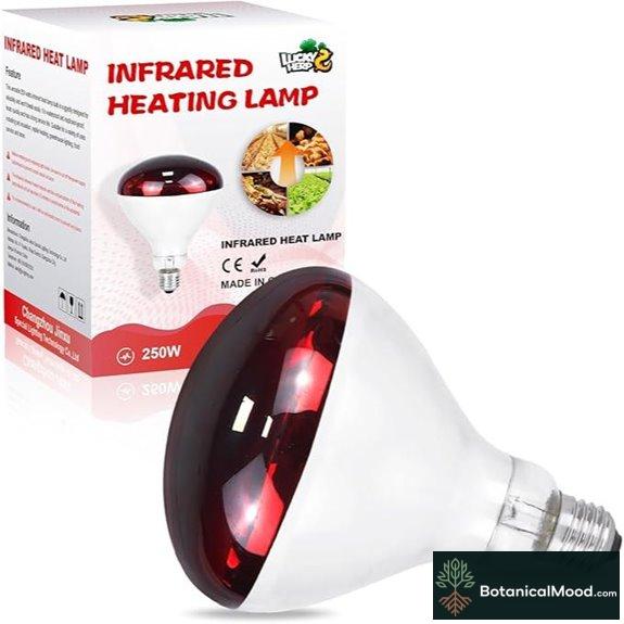 LUCKY HERP 250W Red Heat Lamp Bulb
