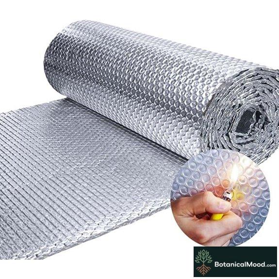 MRRAPA Reflective Aluminum Foil Insulation Roll 24x10ft