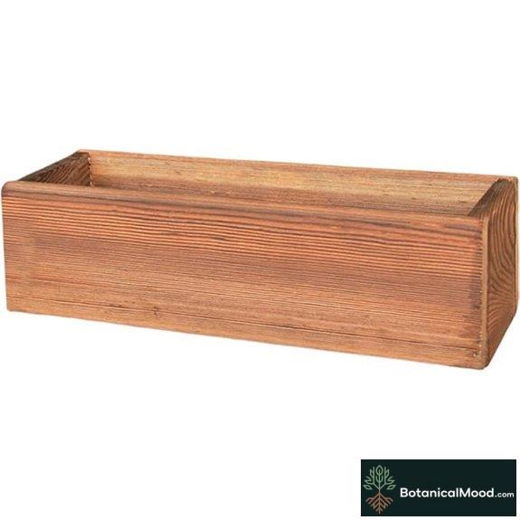 Rustic Cedar Wood Flower Planter Box (11.81)