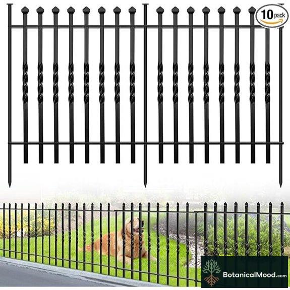 Heavy Duty Garden Fence 32in H x 24ft L Rustproof
