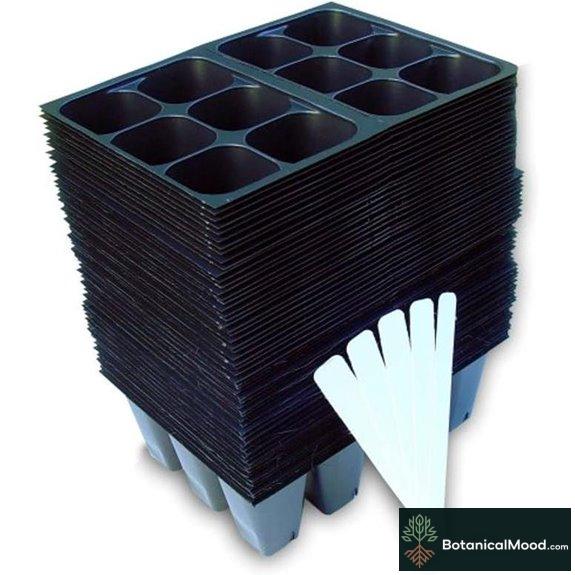Seedling Trays with 720 Cells and Labels