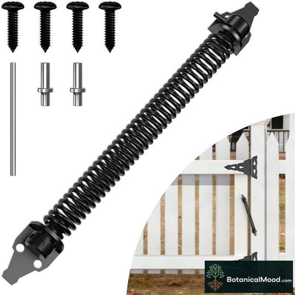 Skysen 14 Gate Spring—Self-Closing Adjustable Black